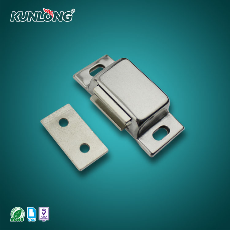Kunlong SK5-021 industrial kitchen cabinet magnetic buckle stainless steel door lock magnetic suction car door magnet
