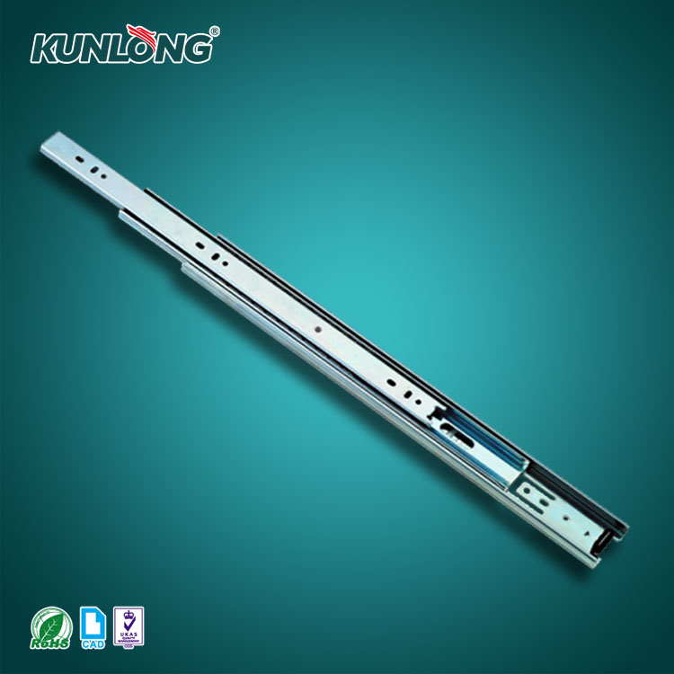 Width KUNLONG Metal Adjustable Cabinet Pocket Door SlidesSK5-45