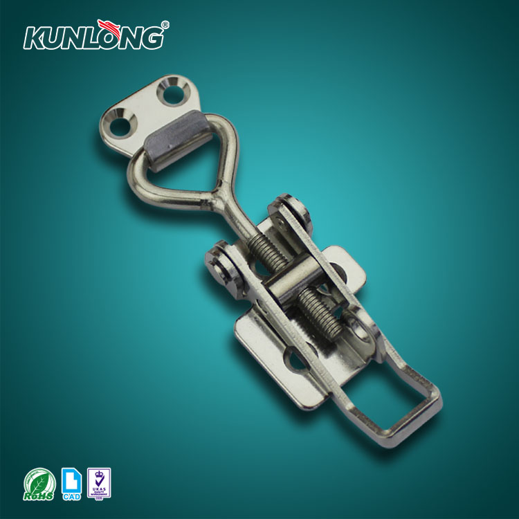Kunlong SK3-016-2S Stainless Steel Spring Carabiner Safety Toggle Latch
