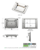 KUNLONG Aluminium Profile Chrome Door Handle SK4-026 
