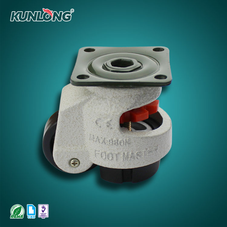 KUNLONG SK6-B63102P Heavy Duty Leveling Caster Wheel