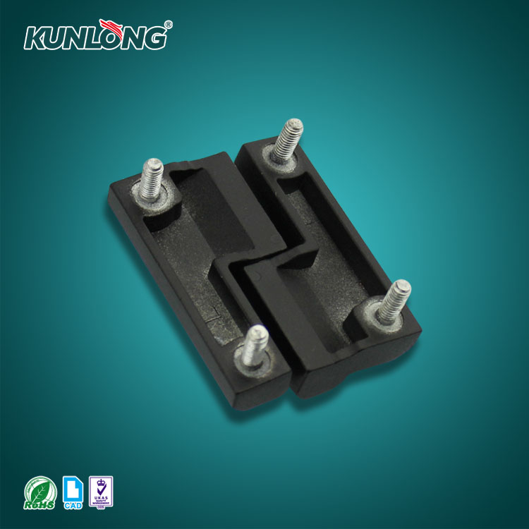 KUNLONG SK2-093 Black Powder Zinc Alloy Detachable Door Hinge