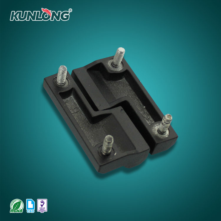 KUNLONG SK2-093 Black Powder Zinc Alloy Detachable Door Hinge