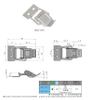 KUNLONG High Quality Ordinary Latch/stainless Steel Draw Latch SK3-031 