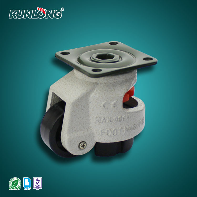 KUNLONG SK6-B63102P Heavy Duty Leveling Caster Wheel