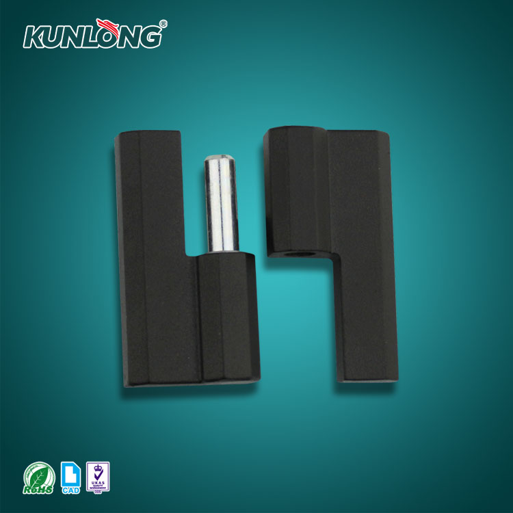 KUNLONG SK2-093 Black Powder Zinc Alloy Detachable Door Hinge