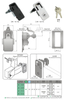 KUNLONG SK1-051 Flush Style Adjustable Grip Compression Latch With Key 