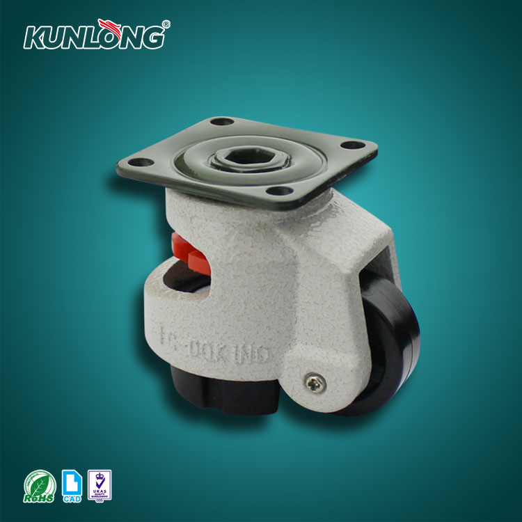 KUNLONG SK6-B63102P Heavy Duty Leveling Caster Wheel