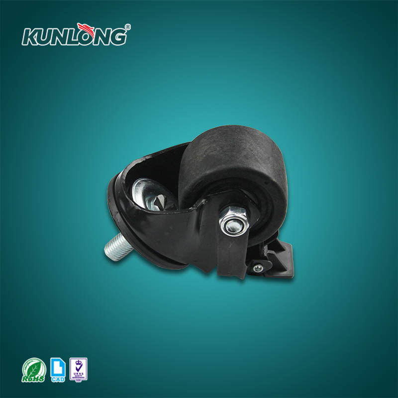 KUNLONG SK6-ZB75105S Industrial Stem Brake Caster