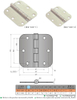 Kunlong SK2-040 furniture hardware hinge cabinet glass door hinge