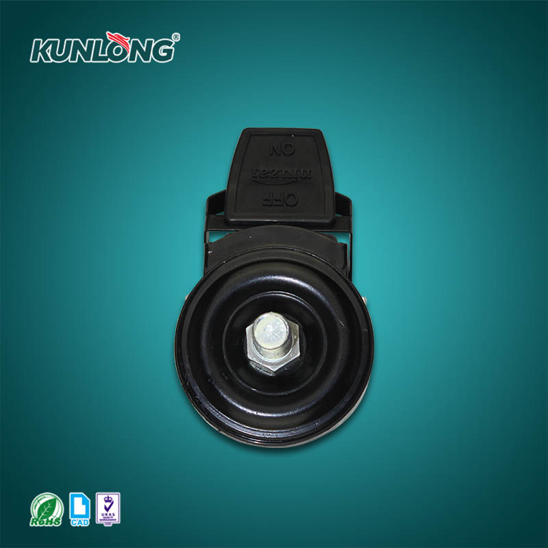 KUNLONG SK6-ZB75105S Industrial Stem Brake Caster