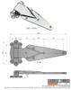 KUNLONG SK2-1300F Industrial Refrigerator Hinge