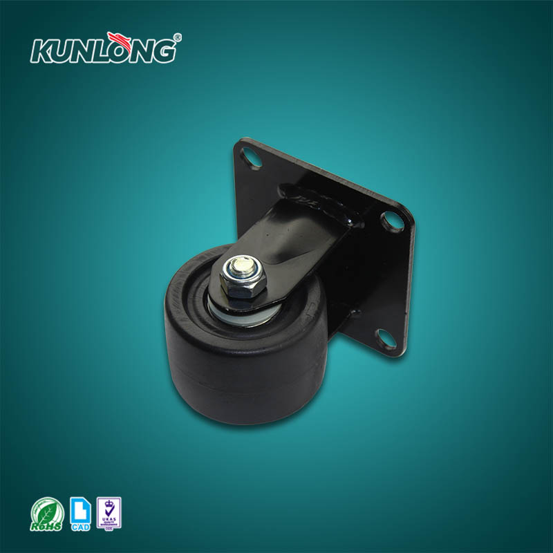 KUNLONG SK6-ZT75105P Steel Heavy Duty Plate Caster