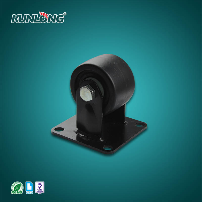 KUNLONG SK6-ZT75105P Steel Heavy Duty Plate Caster