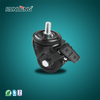 KUNLONG SK6-ZB75105S Industrial Stem Brake Caster