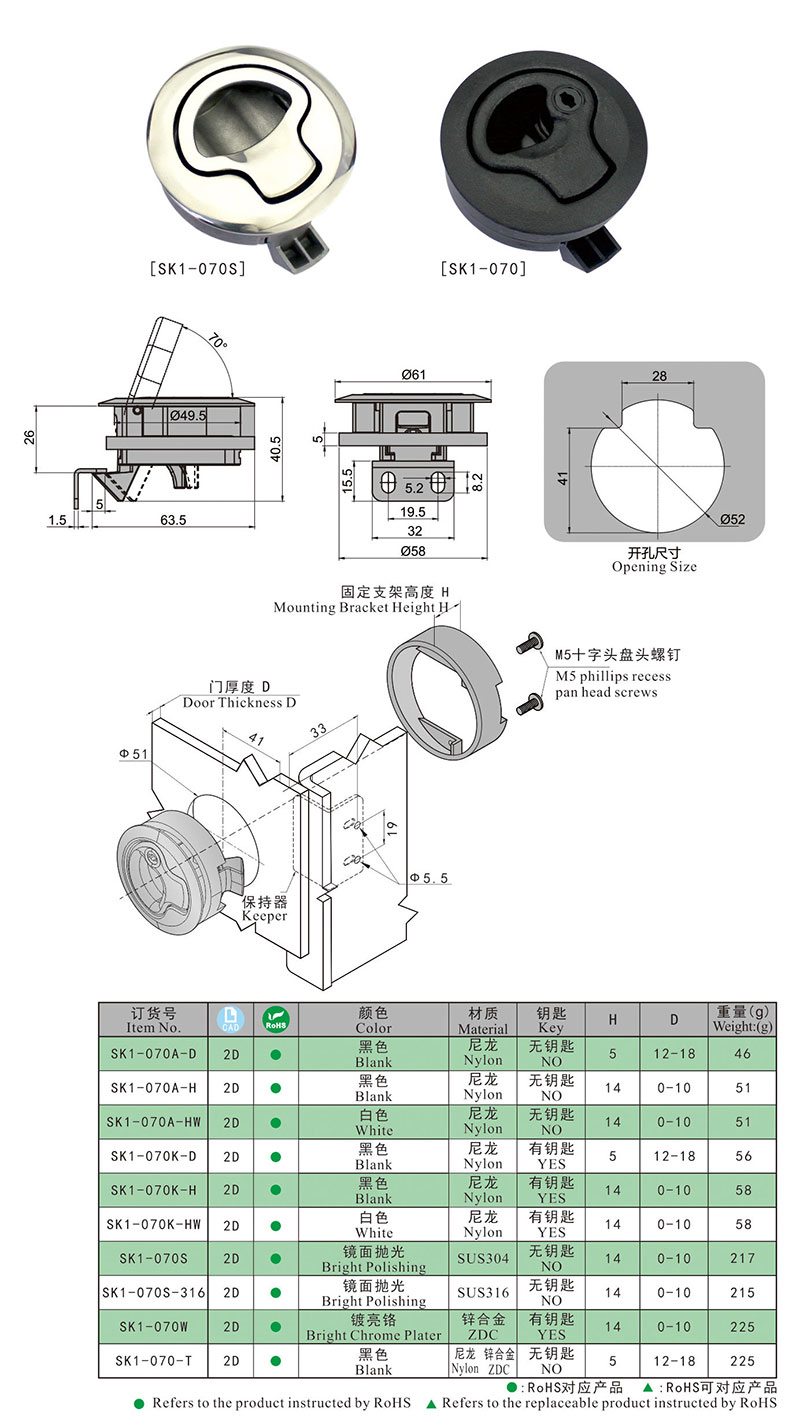 SK1-070尺寸