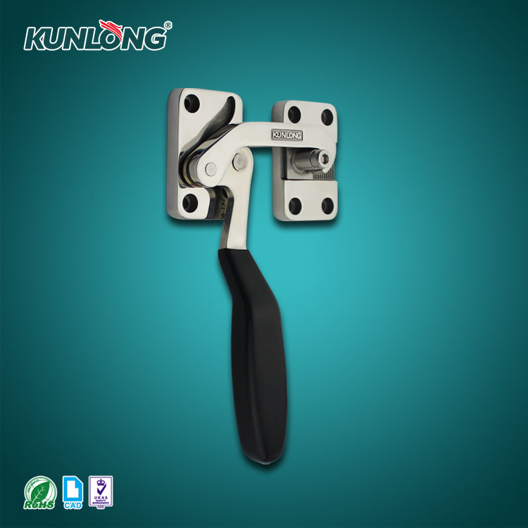 Kunlong SK1-501 Furniture Hardware Safety Lock Refrigerator Stainless Steel Door Handle Lock